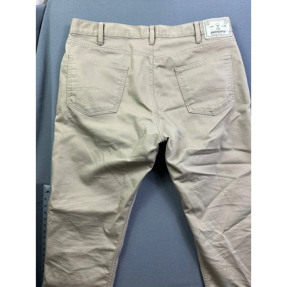 Patagonia Ironclad Performance Straight Leg Pants Men's 36x30 Tan Khaki Workwear